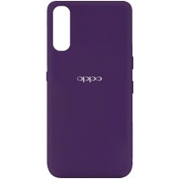 Чехол Silicone Cover My Color Full Protective (A) для Oppo Find X2 Фиолетовый (6626)