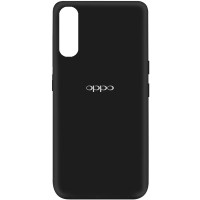 Чехол Silicone Cover My Color Full Protective (A) для Oppo Find X2 Черный (6625)