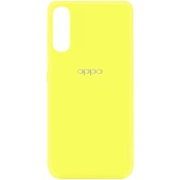 Чехол Silicone Cover My Color Full Protective (A) для Oppo Find X2 Жовтий (6631)