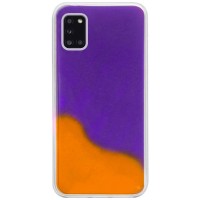 Неоновый чехол Neon Sand glow in the dark для Samsung Galaxy A31 Фиолетовый (6662)