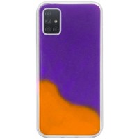 Неоновый чехол Neon Sand glow in the dark для Samsung Galaxy A51 Фиолетовый (6666)
