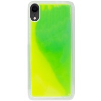 Неоновый чехол Neon Sand glow in the dark для Apple iPhone XR (6.1'') Зелений (6676)