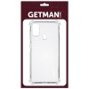 TPU чехол GETMAN Ease logo усиленные углы для Samsung Galaxy M30s / M21 Прозрачный (12834)