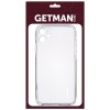 TPU чехол GETMAN Clear 1,0 mm для Apple iPhone 11 (6.1'') Білий (15660)