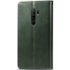 Кожаный чехол книжка GETMAN Gallant (PU) для Xiaomi Redmi 9 Зелёный (6705)