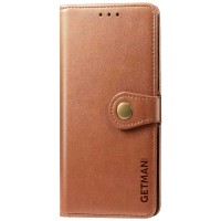 Кожаный чехол книжка GETMAN Gallant (PU) для Xiaomi Redmi 9 Коричневий (6704)