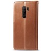 Кожаный чехол книжка GETMAN Gallant (PU) для Xiaomi Redmi 9 Коричневый (6704)