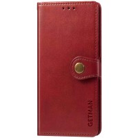 Кожаный чехол книжка GETMAN Gallant (PU) для Xiaomi Redmi 9 Красный (6702)