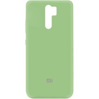 Чехол Silicone Cover My Color Full Protective (A) для Xiaomi Redmi 9 Мятный (6733)
