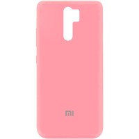 Чехол Silicone Cover My Color Full Protective (A) для Xiaomi Redmi 9 Розовый (6728)