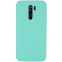 Чехол Silicone Cover Full without Logo (A) для Xiaomi Redmi 9 Бирюзовый (6713)