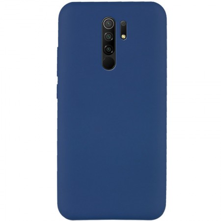 Чехол Silicone Cover Full without Logo (A) для Xiaomi Redmi 9 Синий (6708)