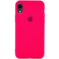 Чехол Silicone Case Slim Full Protective для Apple iPhone XR (6.1'') Розовый (6745)
