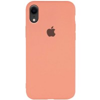 Чехол Silicone Case Slim Full Protective для Apple iPhone XR (6.1'') Розовый (6744)