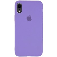 Чехол Silicone Case Slim Full Protective для Apple iPhone XR (6.1'') Сиреневый (21483)