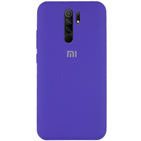 Чехол Silicone Cover Full Protective (AA) для Xiaomi Redmi 9 Фиолетовый (6748)