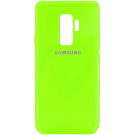 Чехол Silicone Cover My Color Full Protective (A) для Samsung Galaxy S9+ Салатовый (15673)