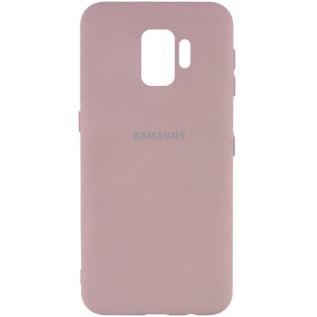 Чехол Silicone Cover My Color Full Protective (A) для Samsung Galaxy S9 Рожевий (15700)