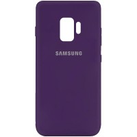 Чехол Silicone Cover My Color Full Protective (A) для Samsung Galaxy S9 Фиолетовый (15696)