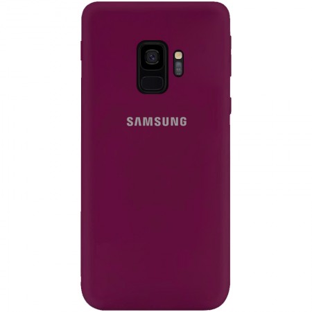 Чехол Silicone Cover My Color Full Protective (A) для Samsung Galaxy S9 Красный (15703)