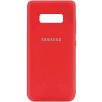 Чехол Silicone Cover My Color Full Protective (A) для Samsung Galaxy S10e Червоний (15693)
