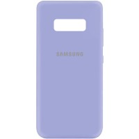 Чехол Silicone Cover My Color Full Protective (A) для Samsung Galaxy S10e Бузковий (15690)