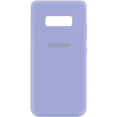 Чехол Silicone Cover My Color Full Protective (A) для Samsung Galaxy S10e Сиреневый (15690)