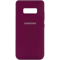 Чехол Silicone Cover My Color Full Protective (A) для Samsung Galaxy S10e Червоний (15694)