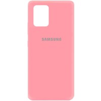Чехол Silicone Cover My Color Full Protective (A) для Samsung Galaxy S10 Lite Розовый (6773)
