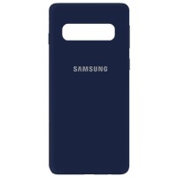 Чехол Silicone Cover My Color Full Protective (A) для Samsung Galaxy S10 Синій (15681)