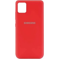 Чехол Silicone Cover My Color Full Protective (A) для Samsung Galaxy Note 10 Lite (A81) Червоний (15710)