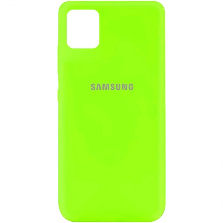 Чехол Silicone Cover My Color Full Protective (A) для Samsung Galaxy Note 10 Lite (A81) Салатовый (6778)