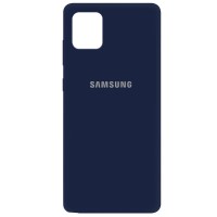 Чехол Silicone Cover My Color Full Protective (A) для Samsung Galaxy Note 10 Lite (A81) Синий (15707)