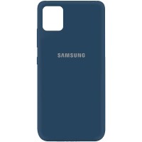 Чехол Silicone Cover My Color Full Protective (A) для Samsung Galaxy Note 10 Lite (A81) Синий (15706)