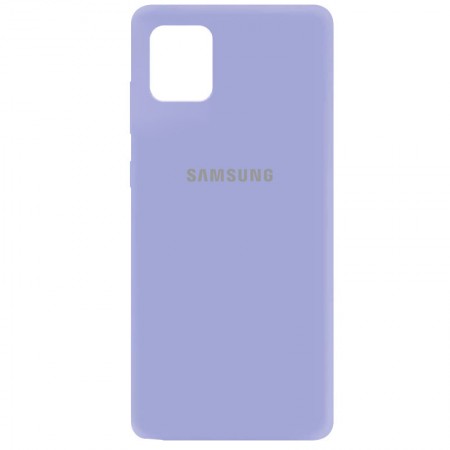 Чехол Silicone Cover My Color Full Protective (A) для Samsung Galaxy Note 10 Lite (A81) Сиреневый (15705)