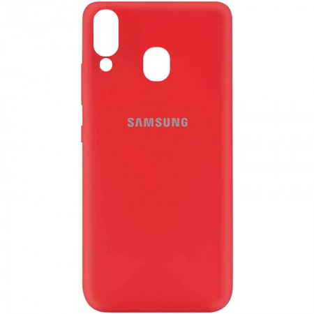 Чехол Silicone Cover My Color Full Protective (A) для Samsung Galaxy A40 (A405F) Червоний (15724)
