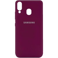 Чехол Silicone Cover My Color Full Protective (A) для Samsung Galaxy A40 (A405F) Червоний (15725)