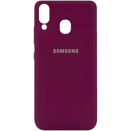 Чехол Silicone Cover My Color Full Protective (A) для Samsung Galaxy A40 (A405F) Красный (15725)