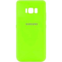 Чехол Silicone Cover My Color Full Protective (A) для Samsung G955 Galaxy S8 Plus Салатовый (15749)