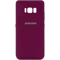 Чехол Silicone Cover My Color Full Protective (A) для Samsung G955 Galaxy S8 Plus Красный (15752)