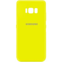 Чехол Silicone Cover My Color Full Protective (A) для Samsung G955 Galaxy S8 Plus Желтый (15751)