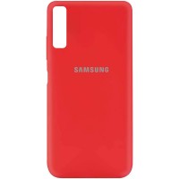 Чехол Silicone Cover My Color Full Protective (A) для Samsung A750 Galaxy A7 (2018) Червоний (15742)