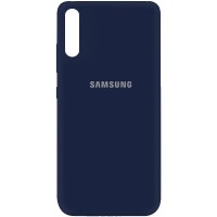Чехол Silicone Cover My Color Full Protective (A) для Samsung A750 Galaxy A7 (2018) Синій (15740)