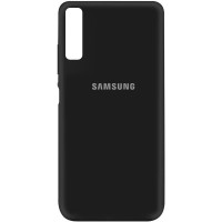 Чехол Silicone Cover My Color Full Protective (A) для Samsung A750 Galaxy A7 (2018) Чорний (15736)