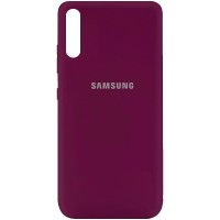 Чехол Silicone Cover My Color Full Protective (A) для Samsung A750 Galaxy A7 (2018) Красный (15744)