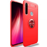 TPU чехол Deen ColorRing под магнитный держатель (opp) для Xiaomi Redmi Note 8 Красный (12559)