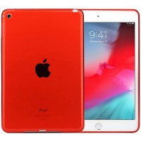 TPU чехол Epic Color Transparent для Apple iPad 10.2'' (2019) / Apple iPad 10.2'' (2020) Червоний (6841)
