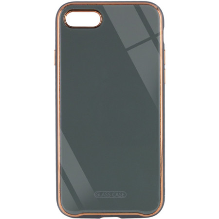 TPU+Glass чехол Venezia для Apple iPhone 7 / 8 / SE (2020) (4.7'') Зелёный (30555)