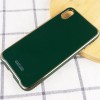 TPU+Glass чехол Venezia для Apple iPhone X / XS (5.8'') Зелёный (6882)
