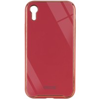 TPU+Glass чехол Venezia для Apple iPhone XR (6.1'') Червоний (6899)